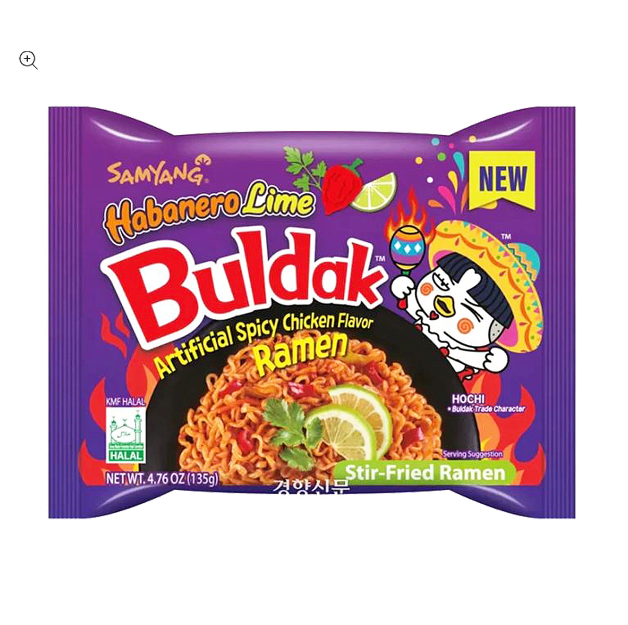 Ramen Buldak habanero lima Delicias Mexicanas