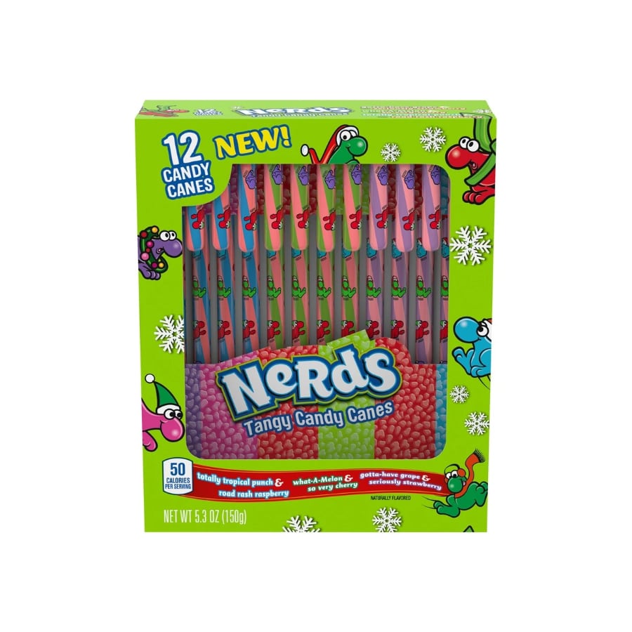 Nerds bastoncillos dulces navideños Delicias Mexicanas