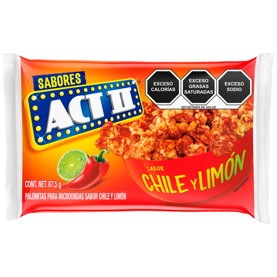 ACT II palomitas para microondas sabor chile y limon