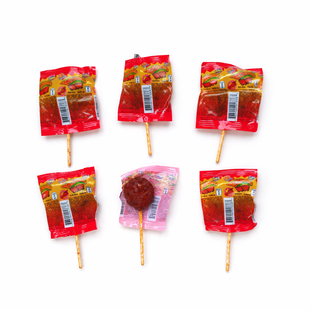 Paquete de 6 paletas molcajete picante