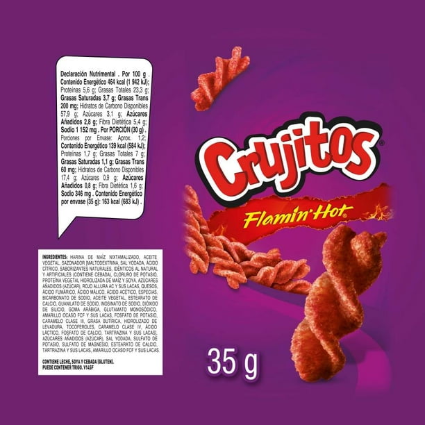 Crujitos flamin hot 35 g