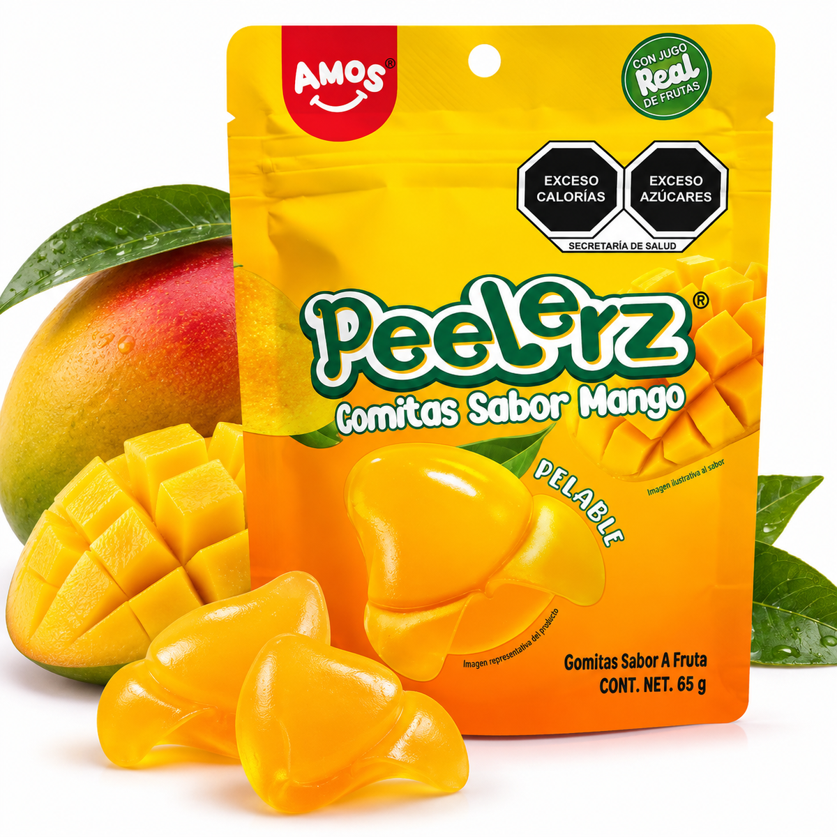 Gomitas Peelerz de Mango AMOS 65 g – Gomitas Pelables