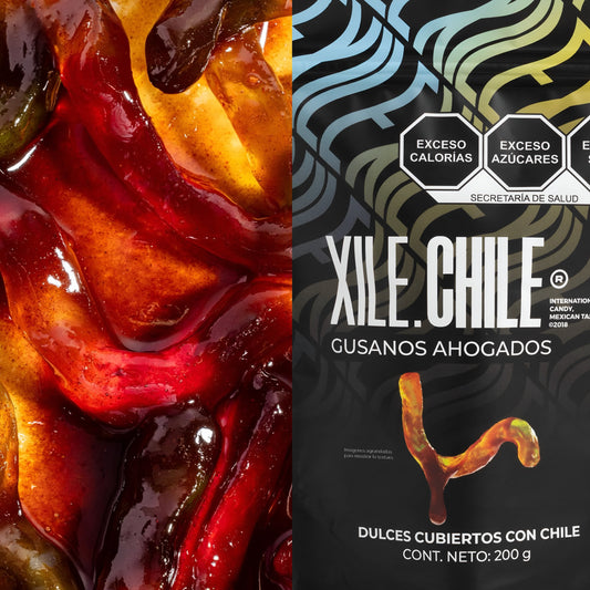 XILE CHILE GUSANITOS AHOGADOS 200g 🔥