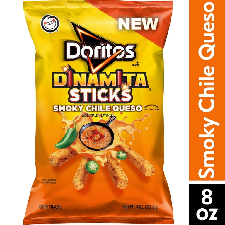 Doritos Dinamita Sticks smoky Chile queso