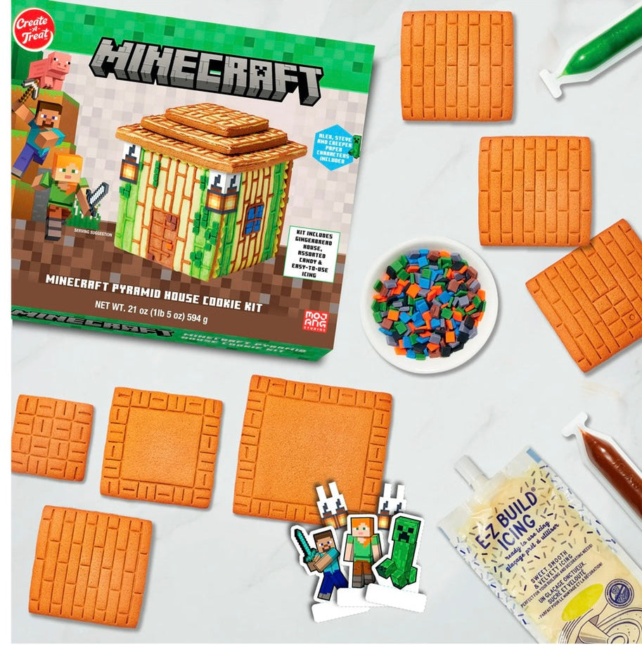 MINECRAFT PYRAMID HOUSE COOKIE KIT GRANDE👾✨