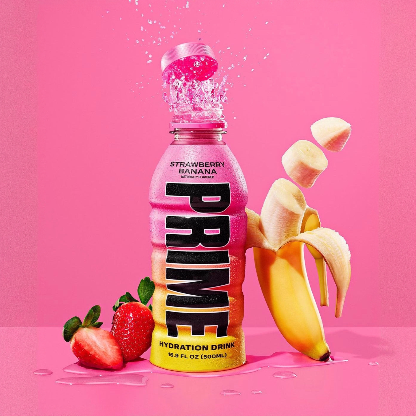 🍓PRIME HYDRATION DRINK STRAWBERRY BANANA 🍌