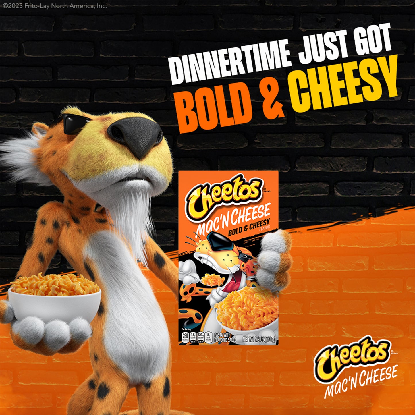 Cheetos mac'n cheese Bold & cheesy