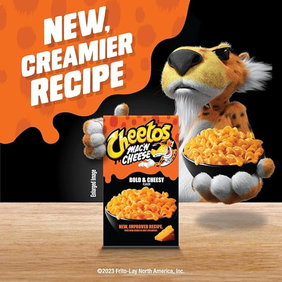 Cheetos mac'n cheese Bold & cheesy