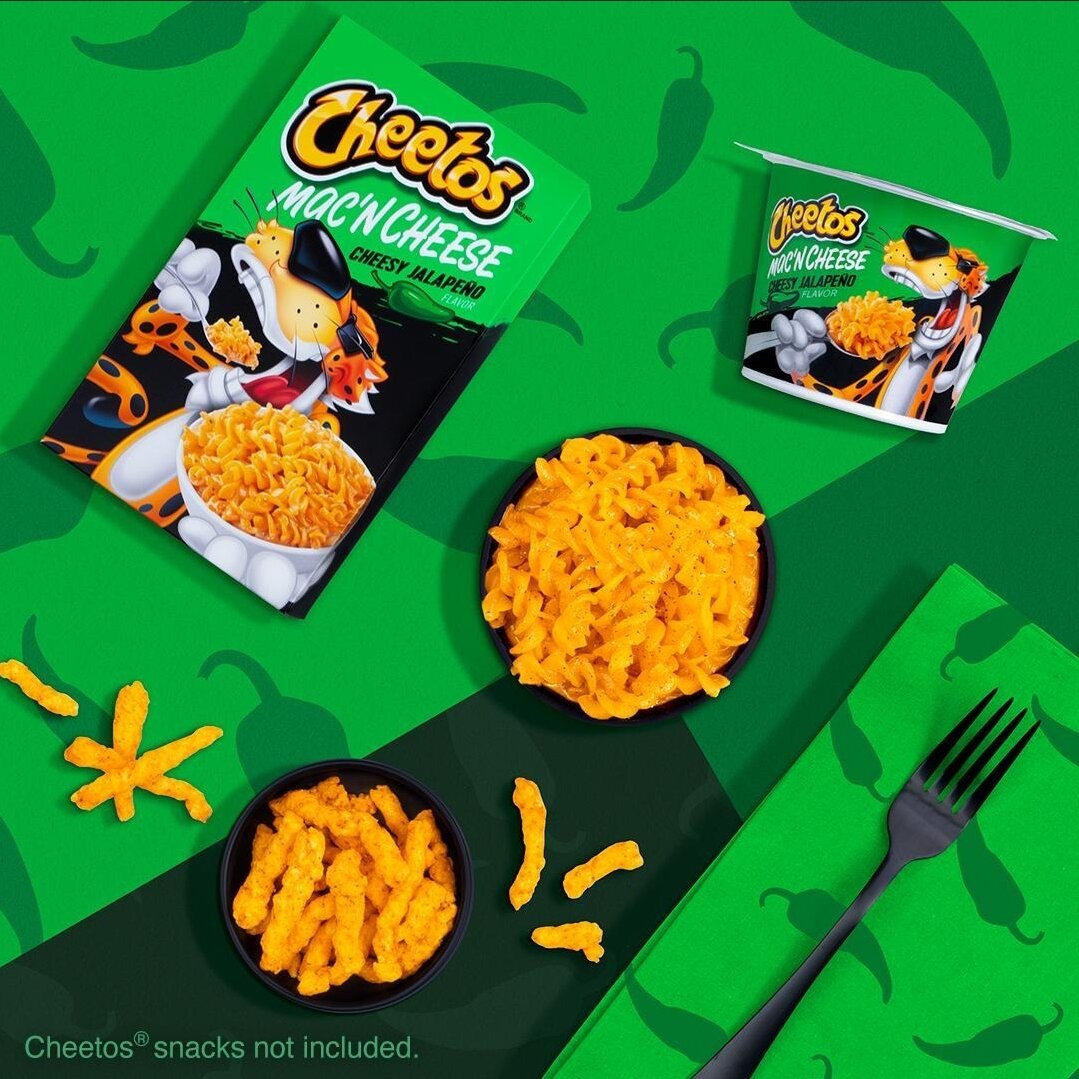 Cheetos mac'n cheese cheesy jalapeño 🌶️