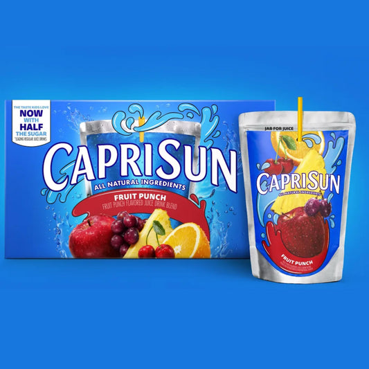 CAPRI SUN FRUIT PUNCH 🍇🍎🍌