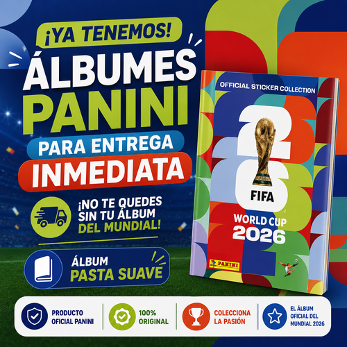 ÁLBUM PANINI PASTA SUAVE