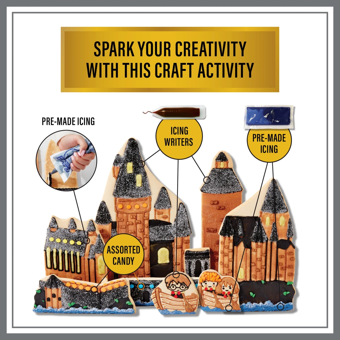 HARRY POTTER  HOGWARTS CASTLE COOKIE KIT GRANDE🔮🪄