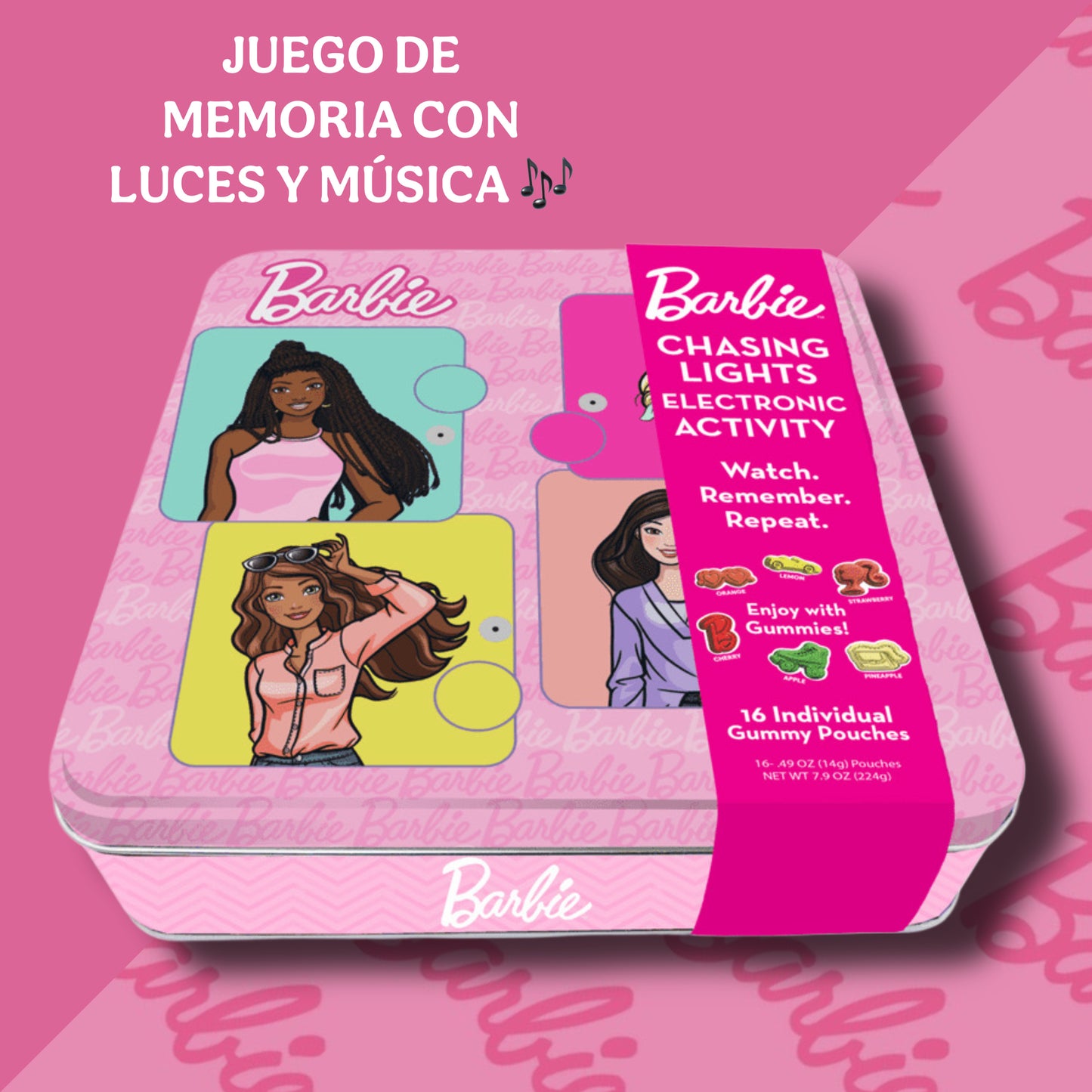 BARBIE JUEGO DE MEMORIA CON LUZ Y SONIDO 🎶