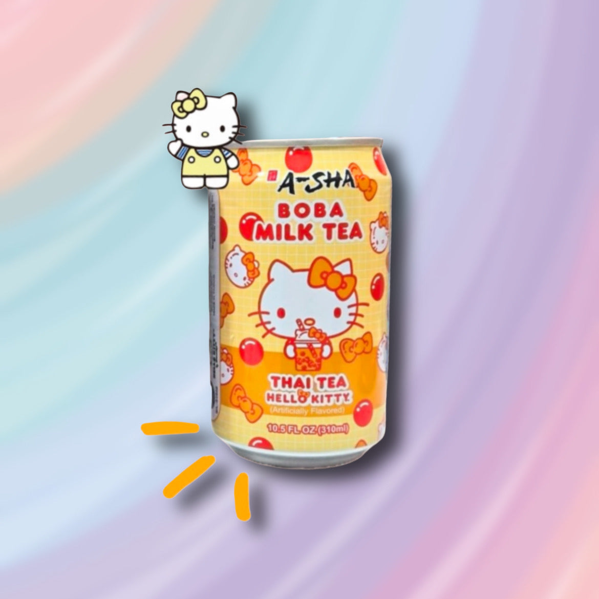 HELLO KITTY BOBA MILK TEA ✨