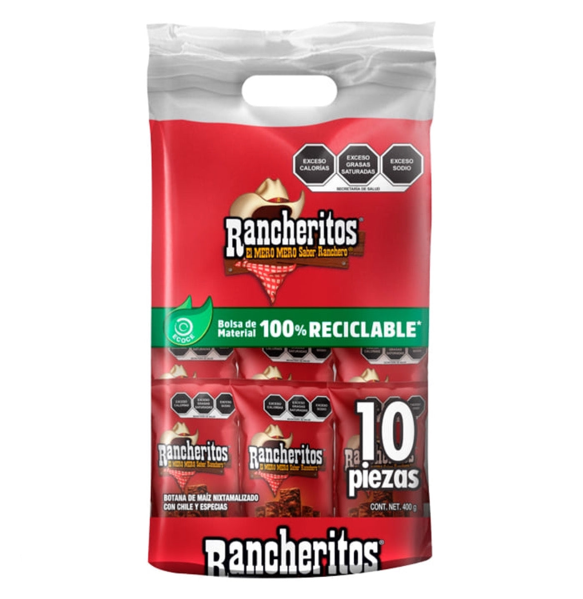 Rancheritos 40g bolsa de 10 piezas