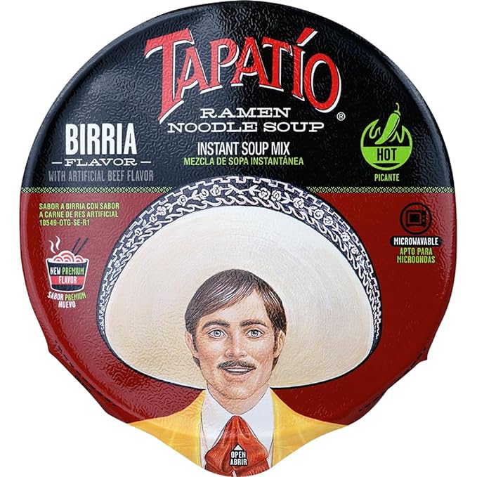 Sopa instantanea TAPATIO sabor Birria