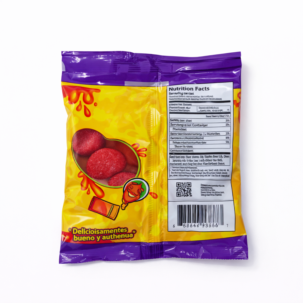 Salsimangos con chamoy